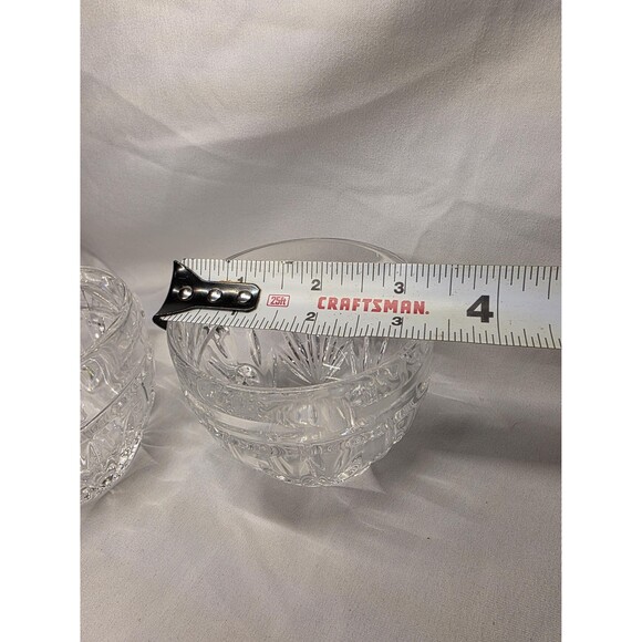 Set of 2 Real Crystal Teacups Rare Collectible Vintage Antique Unique - Picture 7 of 7